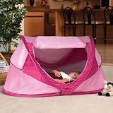 PeaPod Plus Indoor/Outdoor Large Travel Bed - Pink