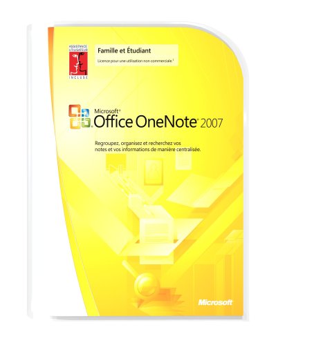 One Note 2007 Etudiant