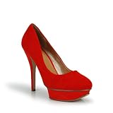 Sexy High Heel Platform Stiletto Pump Red