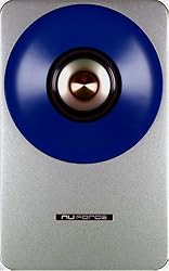 NuForce S-1 Speaker (1 pair, silver/blue) for Icon Systems