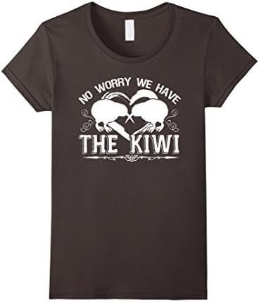 Women's Kiwi Bird Shirt - Kiwi Bird T shirt XL Asphalt