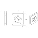 Arlington 8141F Siding Mounting Block W/ Box