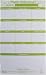 Whoops Bunny Magnetic Shopping List in Lime Green & White