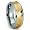 Concave Gold Inlay Celtic Tungsten Carbide Wedding Band Ring 9mm Sz 6.0 SN#189