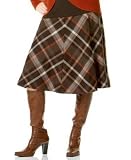 Jones New York Signature Plus Size Belted Plaid Wool Skirt