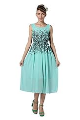 Chiffon Sleeveless Tank Summer General Print Prom Dress 