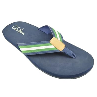 Amazon: Cole Haan Men's Higgins Striped Flip Flop, BlueGreen ...