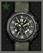 Rogue Warrior Avenger Black Camo Digital Band 200M Chronograph Watch