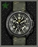 Rogue Warrior Avenger Black Camo Digital Band 200M Chronograph Watch