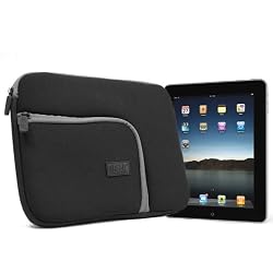 USA Gear FlexSleeve Protective Neoprene Case for the New Apple iPad / iPad 2 / Newest Generation iPad ( iPad 3 ) - 16GB , 32GB , 64GB , WiFi + 3G