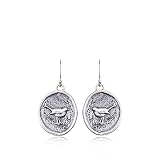 Bird Earrings in Sterling Silver