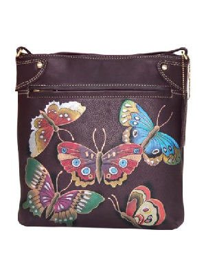 Anuschka Bag HANDPAINTED CRSNA Cross Body Sling 4004EBF CO
