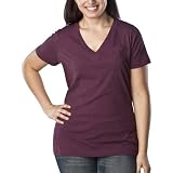 Women's Plus-Size Mossimo Supply Co. Maroon Heather Short-Sleeve Basic Tee