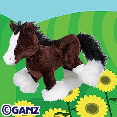 Webkinz Clydesdale by