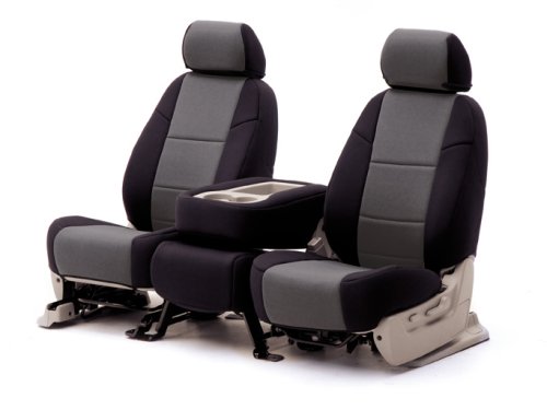 Neoprene Custom Seat Cover 1 Row for all cars, trucks and SUVs Black-Charcoal