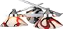 ELK Lighting 1471/2CRW 2 Light Refraction Bathroom Light,