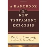 Handbook of New Testament Exegesis, A (New Testament Studies) ~ Craig Blomberg