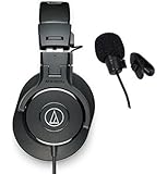 Audio-Technica ATH-M30x Professional Studio Monitor Headphones Deluxe Bundle