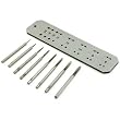 Tap & Die Set 9 Taps Dies Metal Forming Jewelers Tools