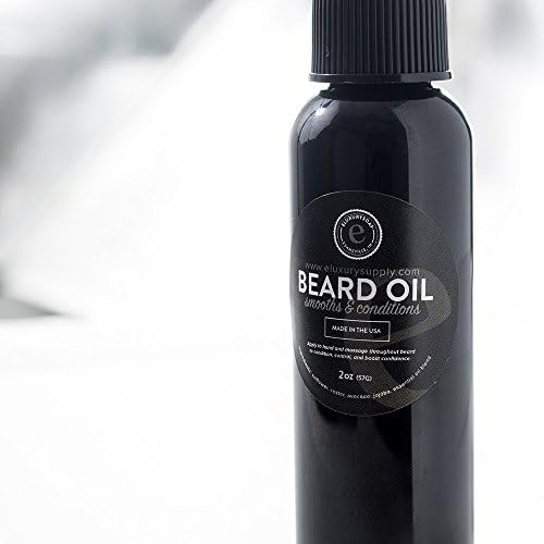 Handmade All Natural Beard Oil 2 oz by eLuxurySoap