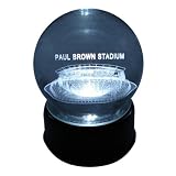 Cincinnati Bengals Paul Brown Stadium Laser-Etched Musical Lit Crystal Ball