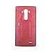 LG Leather Replacement Battery Rear Back Door Cover Case For LG G4, H815, H811, H810, VS986, VS999, US991, F500, LS991 - Red Leather
