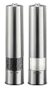 Salter Stainless Steel Electronic mill set with "no mess" twist base