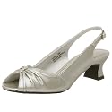 Easy Street Women's Drape Toast Slingback,Champagne,5 M