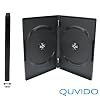 25 QUVIDO DVD H�llen Schwarz Double / 2 CDs o. DVDs / 14mm