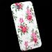 White Flower Slim Fit Hard Case Cover For iPhone 4