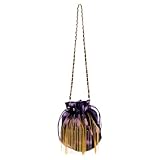 Amrita Singh Purple Tye Dye Vin Handbag O/S