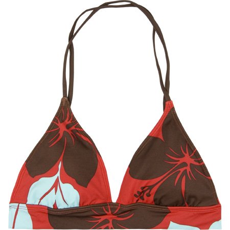 RAISINS Maui Fever Womens Swimsuit Top - Red