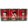 Betty Boop Cafe Collectable Mini Tin - Mocha, Frappe, and Latte Drink Tins