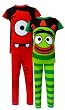 Nickelodeon Yo Gabba Gabba Brobee and Muno Toddler Pajamas for boys