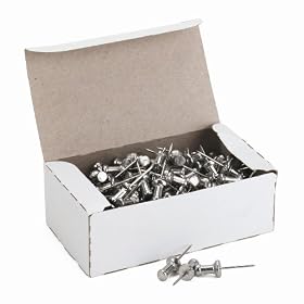 AVTCPAL5   Push Pins  5 8  Aluminum