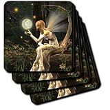 Fairy Light Ball - Set Of 4 Ceramic Tile Coasters