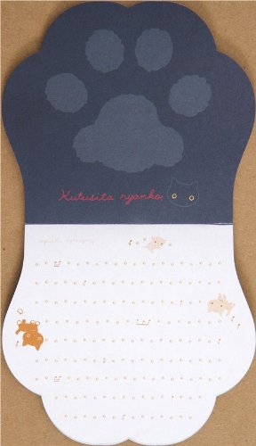 Imagen 3 de Bloc de Notas de Kutusita Nyanko Pata de Gato troquelada