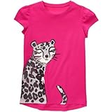 GYMBOREE(ジンボリー) レオパードティ オーキッド トップス半袖Tシャツ 7歳【並行輸入】
