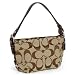 41eMlrFqxLL. AA75  Authentic Coach 24CM Signature Khaki East West Duffle Bag 15068