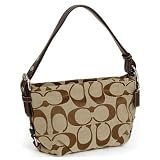 41eMlrFqxLL. SL160  Authentic Coach 24CM Signature Khaki East West Duffle Bag 15068