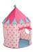 Spielwaren : roba 69004 - Spielzelt, aus Polyester, stabiles Gerüst aus Fiberglasstäben, mit 1 Tür und 2 Fenstern 105 x 135 cm, rosa