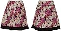 TRIXXI Cotton Floral Skirt