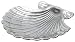 Arthur Court Chevron Style Shell Dish, 7 Inch