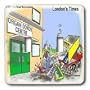 Londons Times Funny Music Cartoons - Organ Donations - Light Switch Covers - double toggle switch