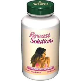 Nature's Bounty Breast Solutions Complex Herbal Bust Enhancement, 180 Capsules
