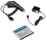 Standard Battery + Rapid Car Charger + AC Charger for AT&T LG Vu CU920