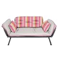 Mali Flex Futon - Pink Sundae Stripe