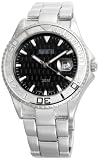 Manhattan Men's Silver-Tone Sport Watch #CM304143SLBK