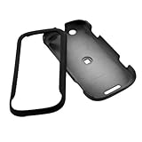 GTMax Black Durable Rubber Hard Snap On Crystal Cover Case for T-Mobile Mot ....