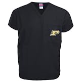 Purdue Boilermakers Black Scrub Top
